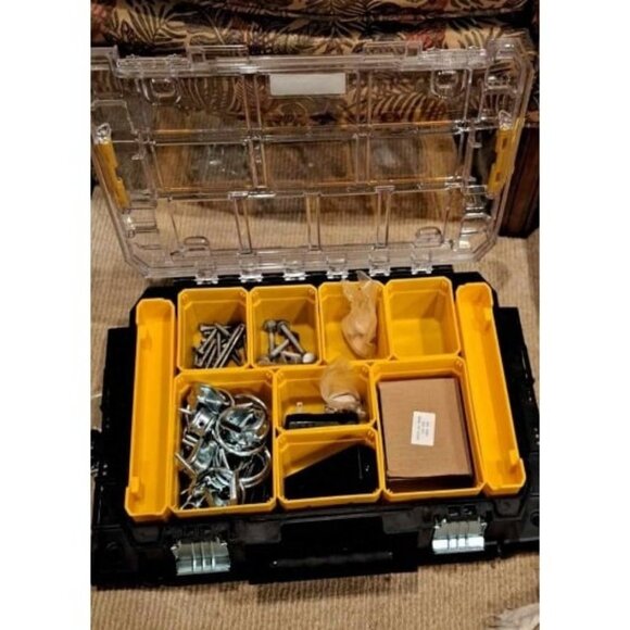 Tool Organizer, Small Parts Tool Box with Removable Compartments - Picture 4 of 5